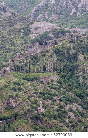 Switchbacks Up Montenegro Mountain