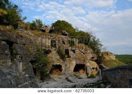 Medieval Fortress Town Chufut-kale, Bakhchisaray, Crimea