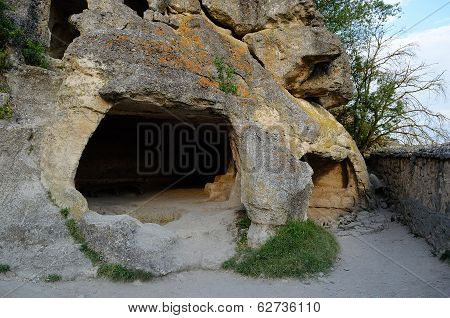 Medieval Fortress Town Chufut-kale, Bakhchisaray, Crimea