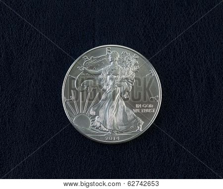 Uncirculated American Silver Eagle Dollar Coin