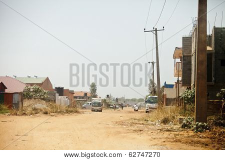 street scene in Juba, capital of South Sudan