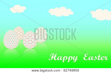 Easter Card With Egg