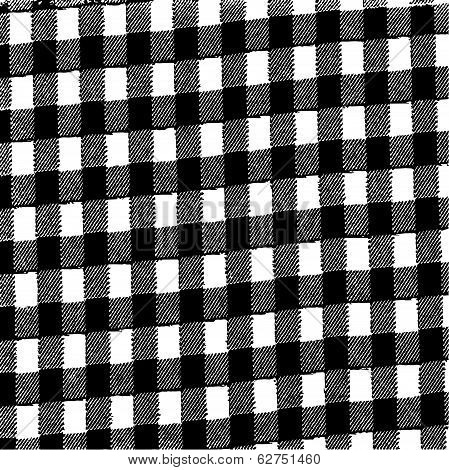 Grunge Gingham Texture