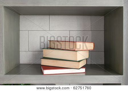arranging book for decoration
