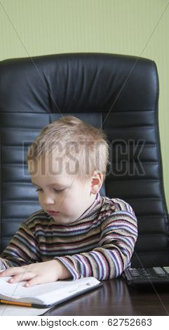 Boy In The Office