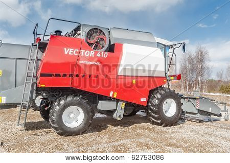 Agricultural machinery exhibition. Tyumen. Russia