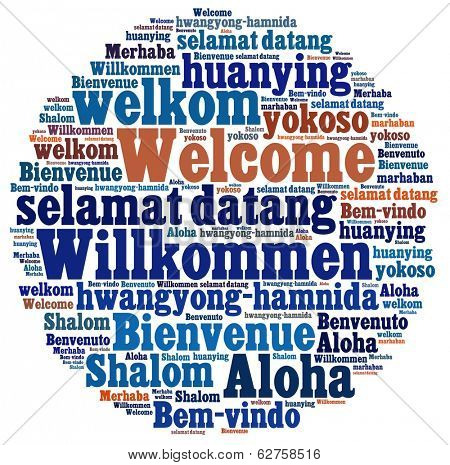 Welcome in different languages