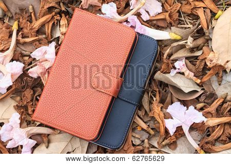 Smartphone leather case cover