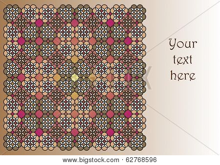 Mosaic - the invitation card