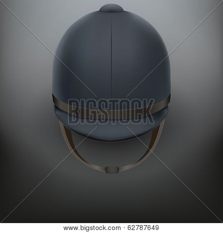Jockey helmet for horseriding athlete
