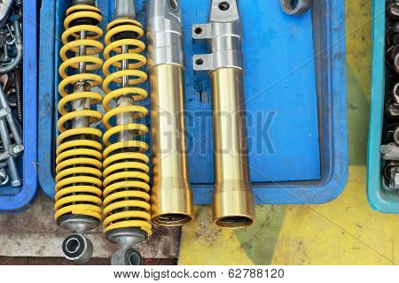 Shock Absorber Car Background Texture