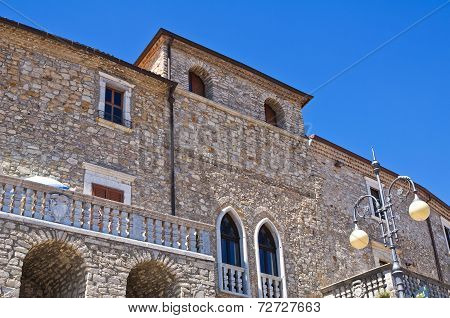 Ducal Palace. Pietragalla. Basilicata. Italy.