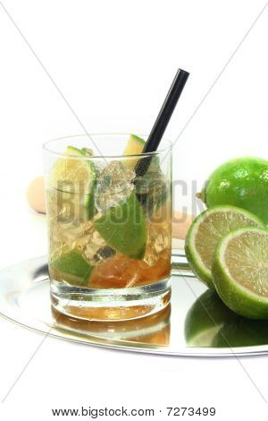 Caipirinha med frisk Lime