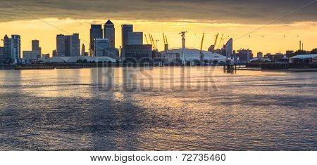Canary Wharf And O2 Arena