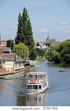 Ferry on River Dee, Chester.