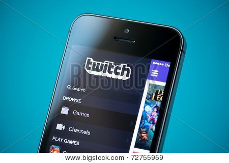 Twitch Application On Apple Iphone 5S