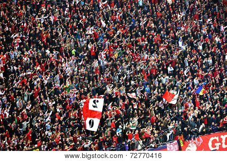 Choreography Of Soccer Fans
