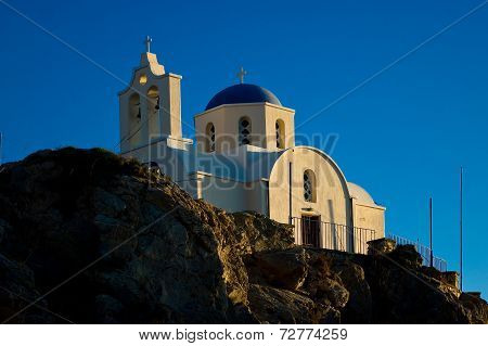 Orthodox Church in Kamari.