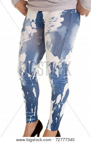 Jeans Leggings Bleached