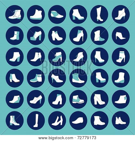 Shoes Silhouettes - Illustration