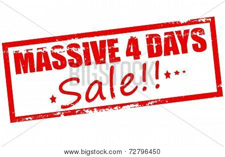 Massive Four Days Sale