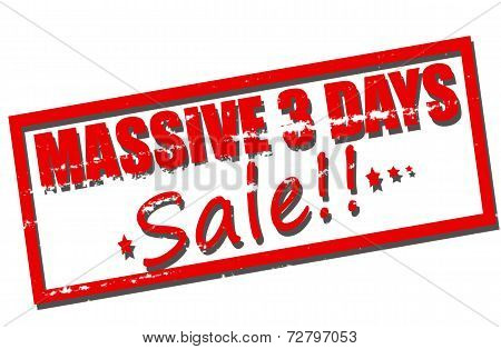 Massive Three Days Sale