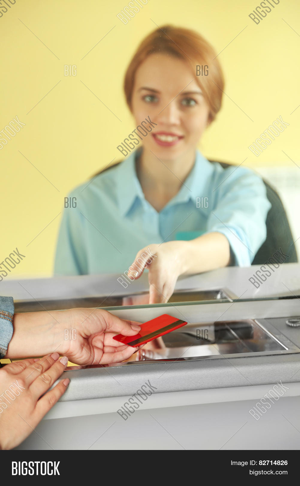 Teller Window Working Image & Photo (Free Trial) Bigstock