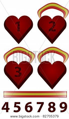 Heart Medals