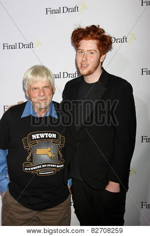 LOS ANGELES - FEB 12:  Robert Morse, Charles Morse at the 10th annual Final Draft Awards at a Paramount Theater on February 12, 2015 in Los Angeles, CA