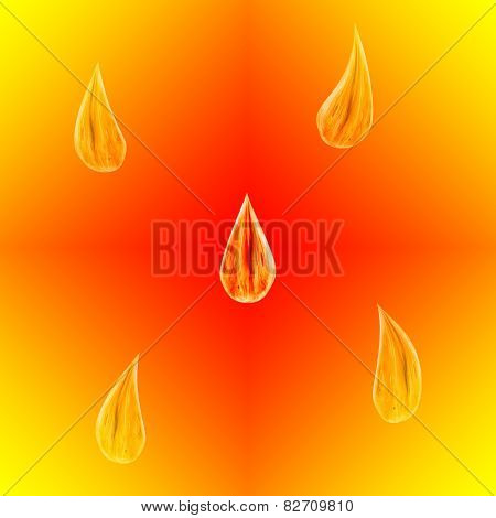 Seamless Texture - Fire Drops