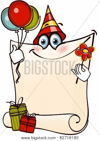 stylized banner congratulation