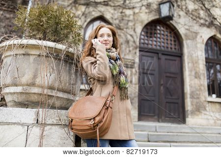 Young Red Hair Woman