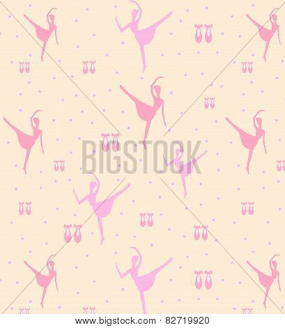 Ballerina and pointe shoes