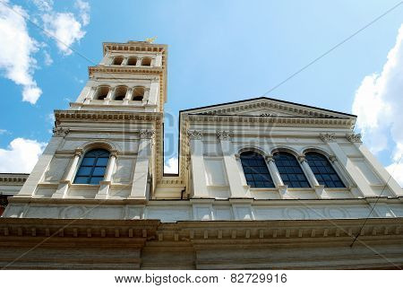 Little Sacro Cuore Church In Rome Near Termini Station