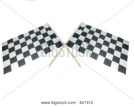 Krydsede Raceing flag