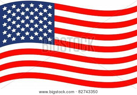 American flag vector