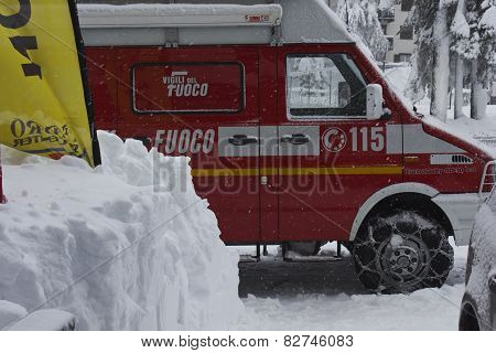 Italian Fire Rescue Vehicle