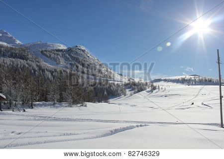 Sunny Day In Italy Winter Season