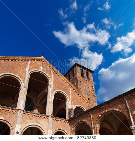 Basilica Of Saint Ambrogio Milano Italy