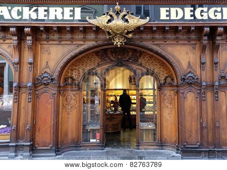 GRAZ, AUSTRIA - JANUARY 10, 2015: Tax Court Bakery in Graz, Styria, Austria on January 10, 2015.