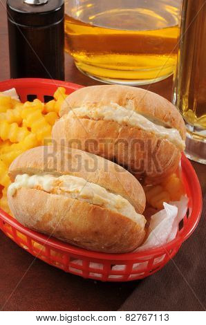 Chicken Sandwiches And Fries