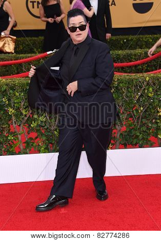 LOS ANGELES - JAN 25:  Lea DeLaria arrives to the 21st Annual Screen Actors Guild Awards  on January 25, 2015 in Los Angeles, CA                