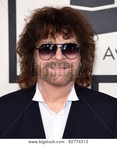 LOS ANGELES - FEB 08:  Jeff Lynne arrives to the Grammy Awards 2015  on February 8, 2015 in Los Angeles, CA                