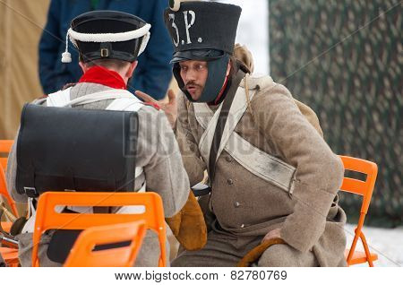Two Russian Soldiers Talk