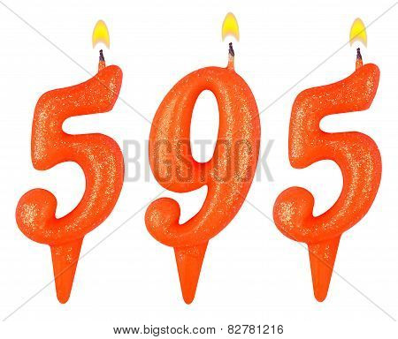 Candles Number Five Hundred Ninety-five