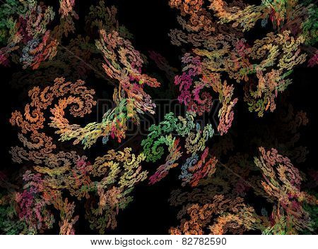 fractal swirl color design