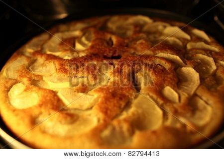 Apple Pie In Oven