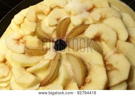Apple Pie Before Baking