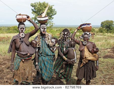 Mursi, Ethiopia, Africa
