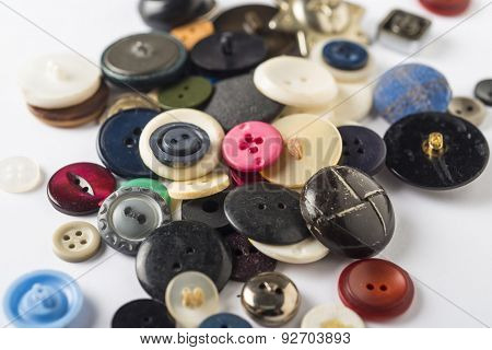Plastic buttons